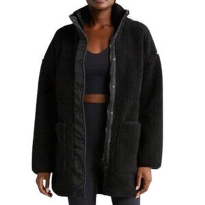 Zella Cozy Faux Shearling Jacket NWT